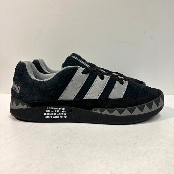 WORN TWICE Neighborhood x adidas Adimatic ‘Black’ Suede Skate Streetwear 12 main image 6